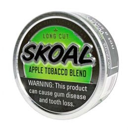 Skoal Apple 12oz Long Cut is a snuff product based on long cut tobacco. 