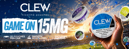 Discover Clew Nicotine Pouches Clew Nicotine Pouches Banner