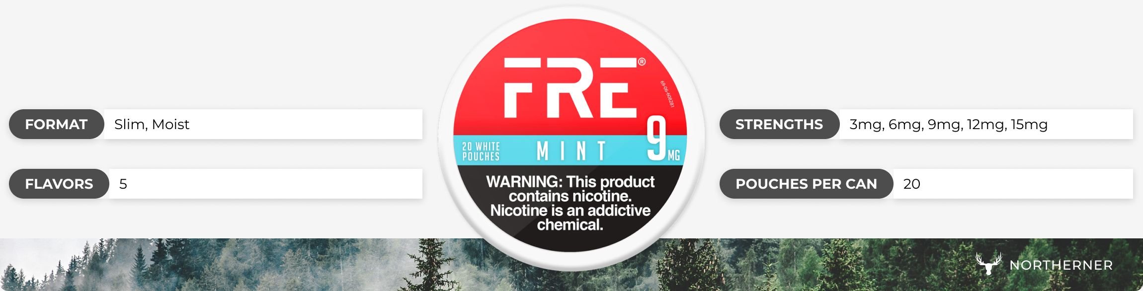 Buy FRE nicotine pouches online