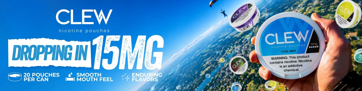 Clew Nicotine Pouches Banner