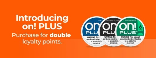 On! Nicotine Pouches banner