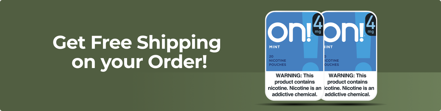 On! Nicotine Pouches banner