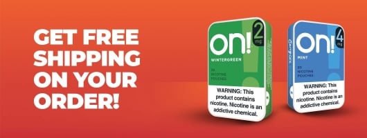 On! Nicotine Pouches banner