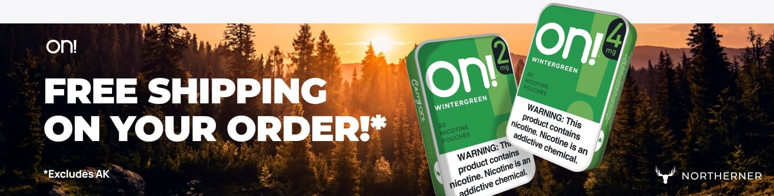 Buy On! Nicotine Pouches On! Nicotine Pouches banner