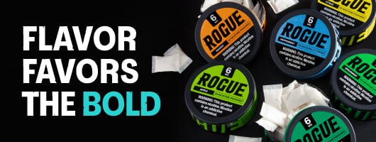 Category banner showing Rouge Nicotine Pouches
