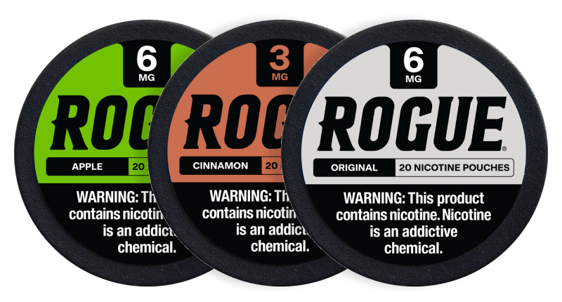 3 Rogue nicotine pouches