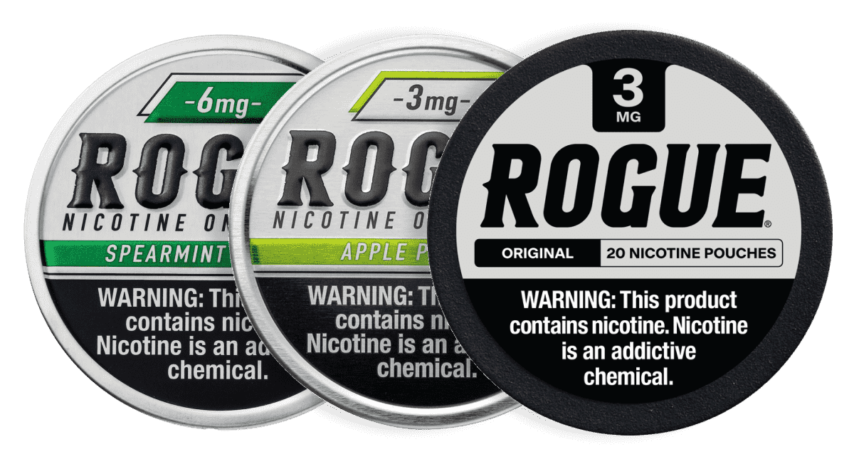 Rogue nicotine pouches