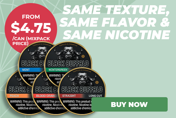 Black Buffalo Pouches and Long Cut