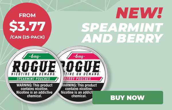 Rogue Nicotine Pouches banner Rogue Nicotine Pouches