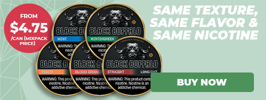 Black Buffalo Pouches and Long Cut