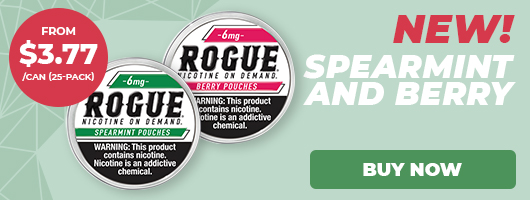 Rogue Nicotine Pouches banner Rogue Nicotine Pouches