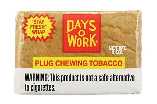 Days Work Chewing Tobacco Brand