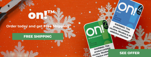 On! Nicotine Pouches banner