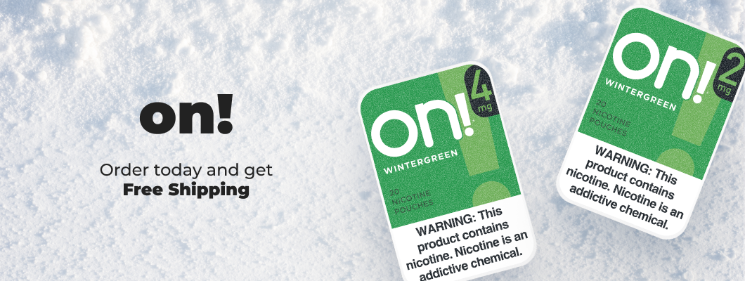 On! Nicotine Pouches banner
