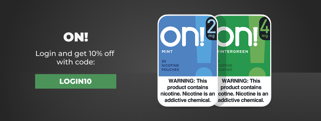 On! Nicotine Pouches banner