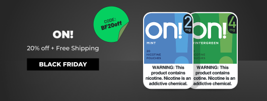 On! Nicotine Pouches banner