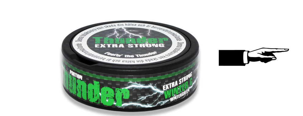 Thunder Wintergreen Portion Snus