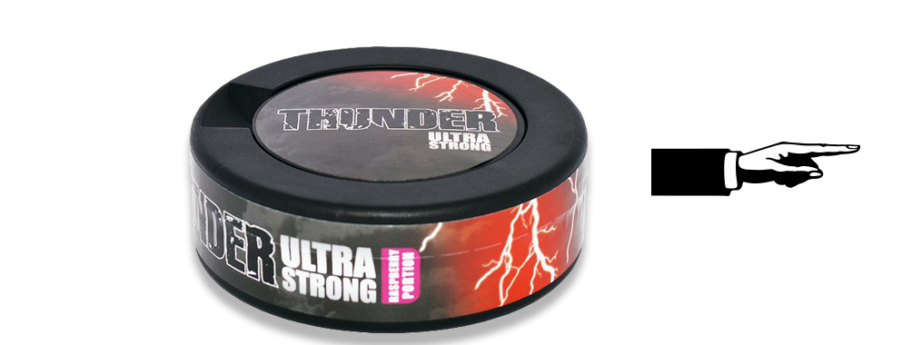 Thunder Ultra Raspberry Portion Snus