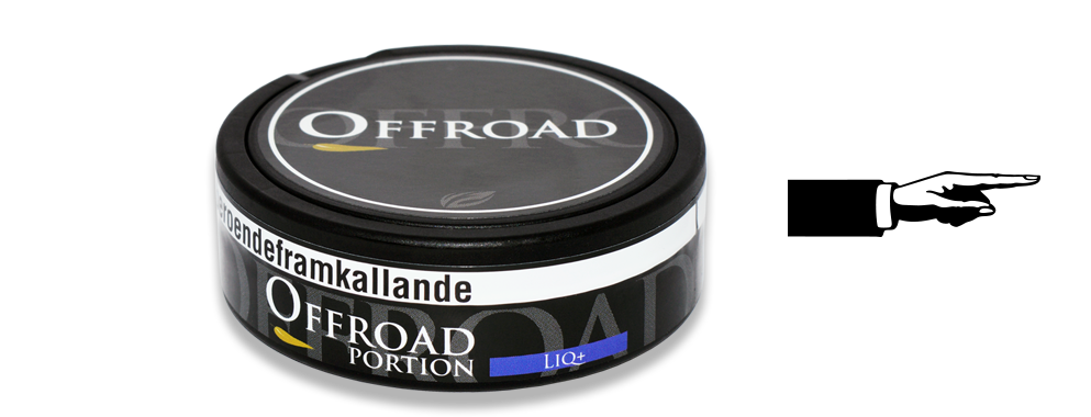Offroad Licorice Portion Snus