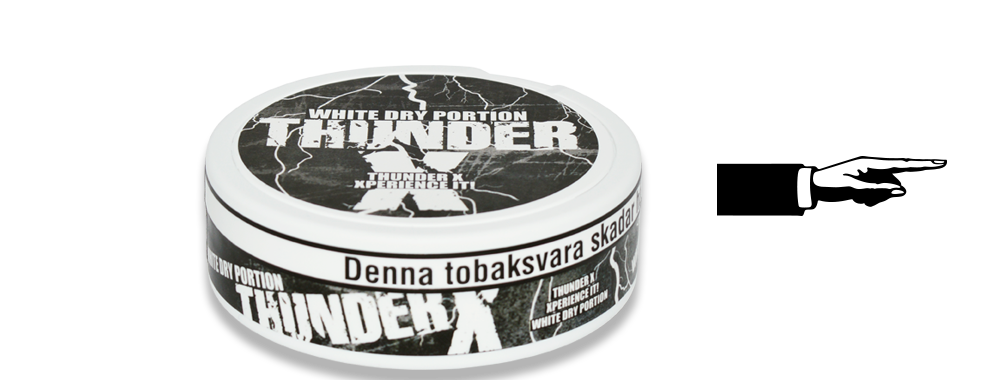 Thunder X White Dry Snus