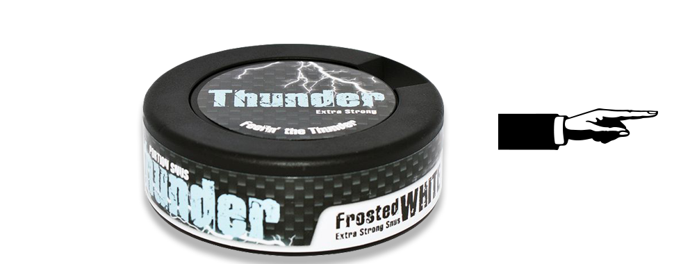 Thunder Frosted White Snus